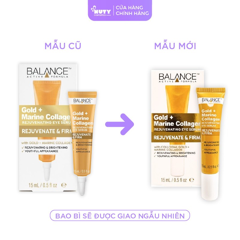 Tinh Chất Trẻ Hóa Và Căng Mịn Vùng Da Dưới Mắt Balance Gold + Marine Collagen Rejuvenating Eye Serum