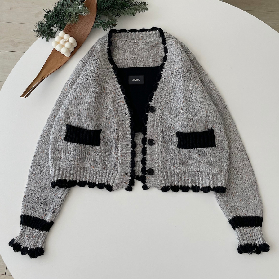 Áo khoác cardigan nữ chất vải len dệt kim NEIL 10618 - Jemcloset