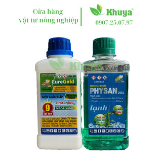 Căp trừ bệnh 9 trong 1 Lúa vàng CureGold và Physan Lạnh