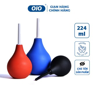 Dụng cụ vệ sinh hậu môn, âm đạo vòi nhỏ JUNCAI chất liệu cao su mềm dung tích 224ml
