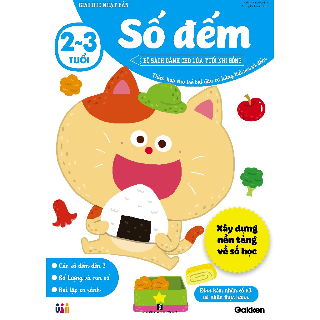 Sách - Số đếm 2~3 tuổi (NXB Văn Hoá Văn Nghệ)