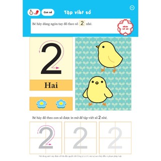 Sách - Số đếm 2~3 tuổi (NXB Văn Hoá Văn Nghệ)