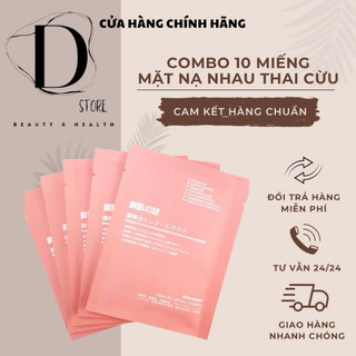 Combo 10 miếng mặt nạ nhau thai cừu nhật bản chính hãng
