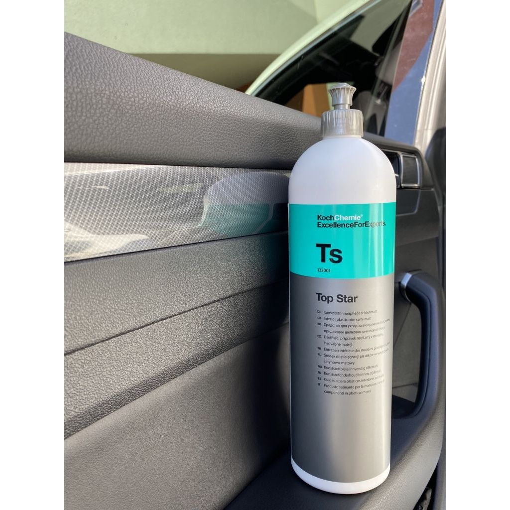 DUNG DỊCH DƯỠNG NHỰA NHÁM, TÁP LÔ TRONG VÀ NGOÀI XE CHUYÊN DỤNG KOCH CHEMIE TOP STAR 1 LÍT dtrss