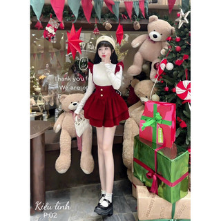 Set áo yếm nhung bigsize 55-90kg