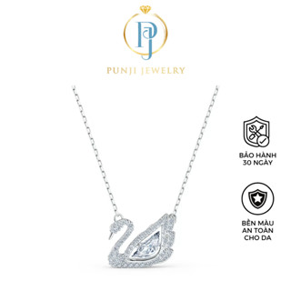 Dây chuyền Swaroski  Dancing Swan necklace (Rhodium Plated)  , Hàng cao cấp