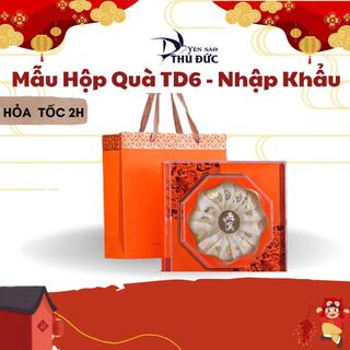 Mẫu hộp quà yến sào td6 - yến sào thủ đức