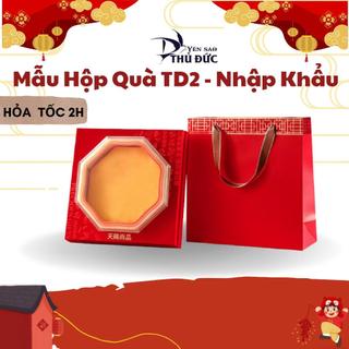 Mẫu hộp quà yến sào td2 - yến sào thủ đức