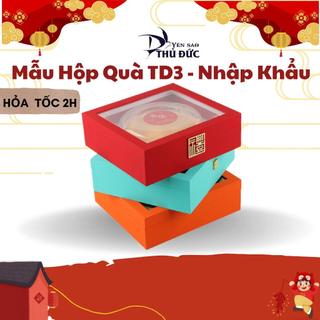 Mẫu hộp quà yến sào td3 - yến sào thủ đức