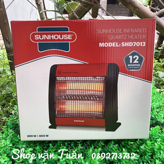 Đèn sưởi sunhouse 2 bóng shd 7013 và 3 bóng shd 7016-máy sưởi chính hãng