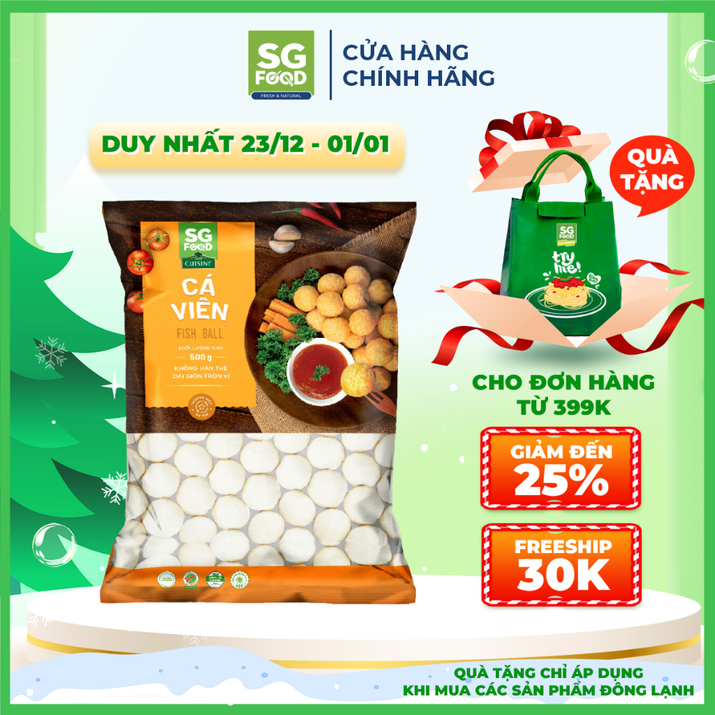 Cá Viên dai giòn thơm ngon SGFood 500G