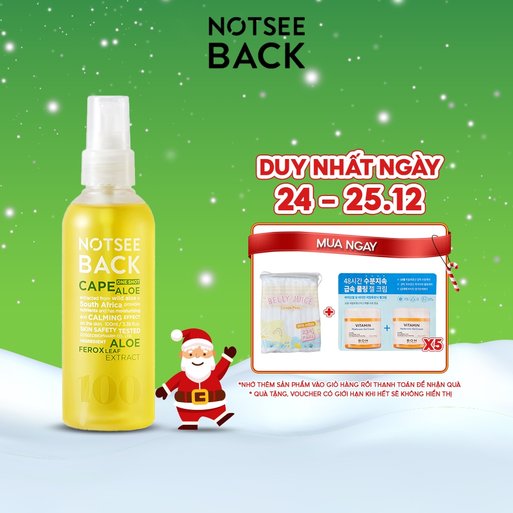 Tinh Chất Xịt Khoáng Chiết Xuất Nha Đam NOTSEEBACK ONE SHOT CAPE ALOE MIST TYPE 100ml