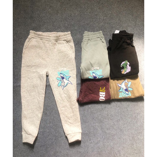 Quần dài bé trai da cá, nỉ bông jogger vnxk 3-10t