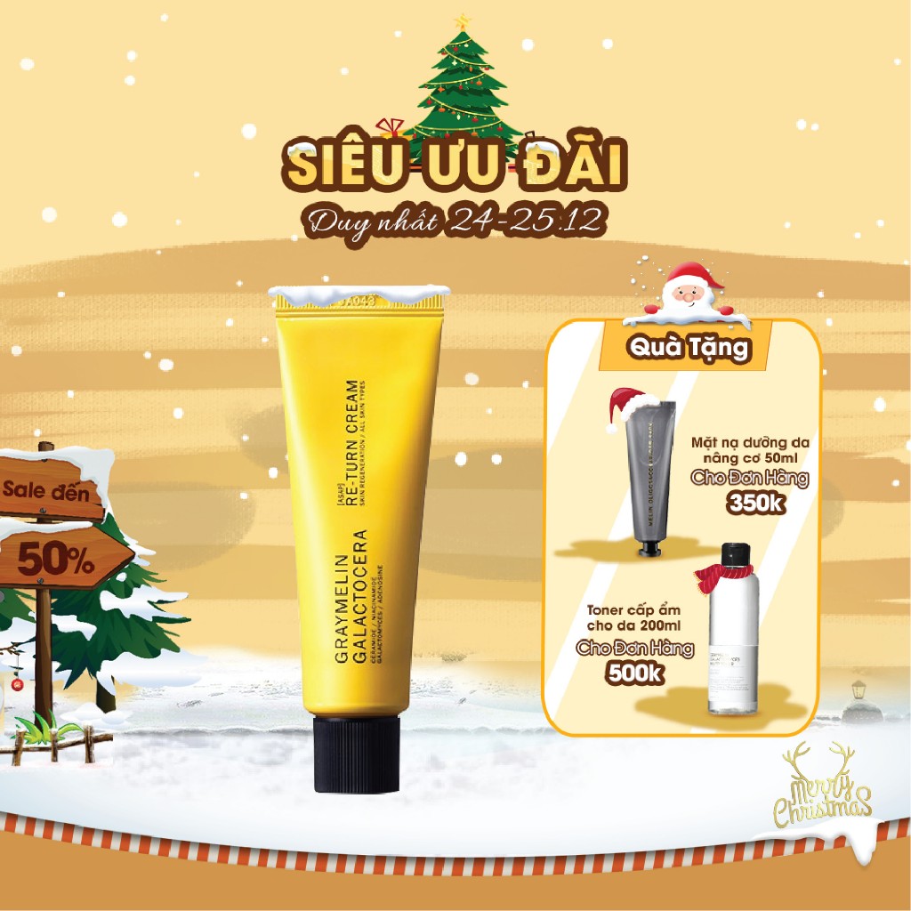 Kem Dưỡng Phục Hồi Và Làm Dịu Da Graymelin Galactocera Re-Turn Cream