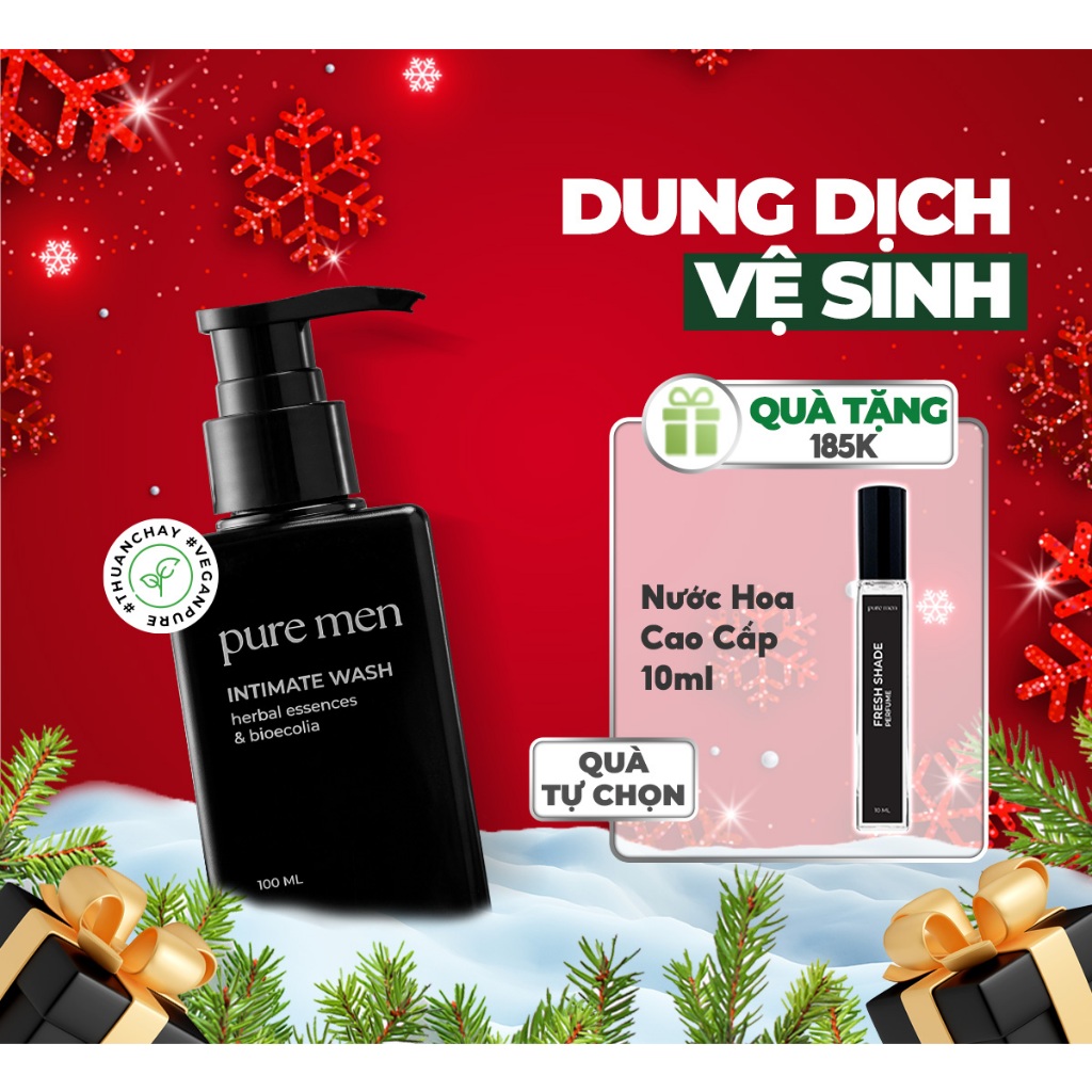 Dung Dịch Vệ Sinh Nam Bioecolla Vegan Pure 100ml