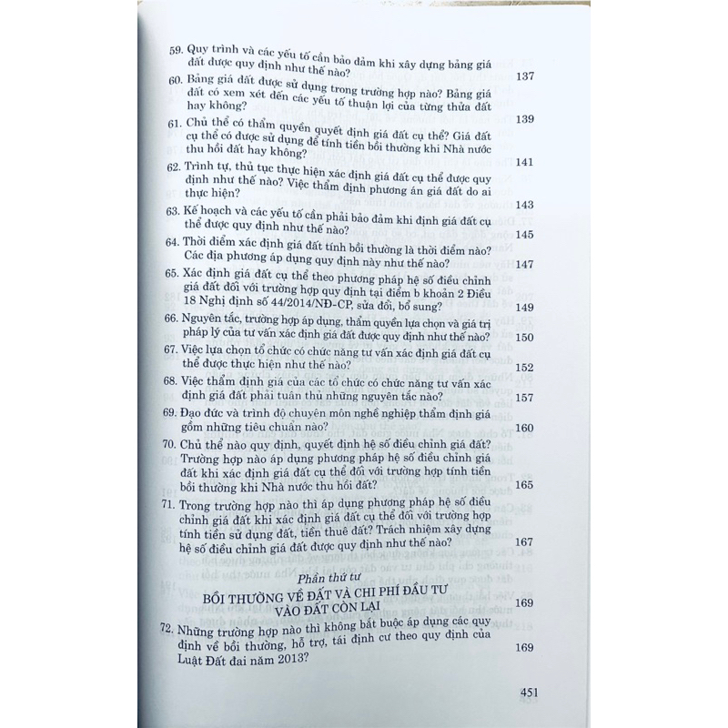 Sách - Những điều cần biết về bồi thường, hỗ trợ, tái định cư khi nhà nước thu hồi đất