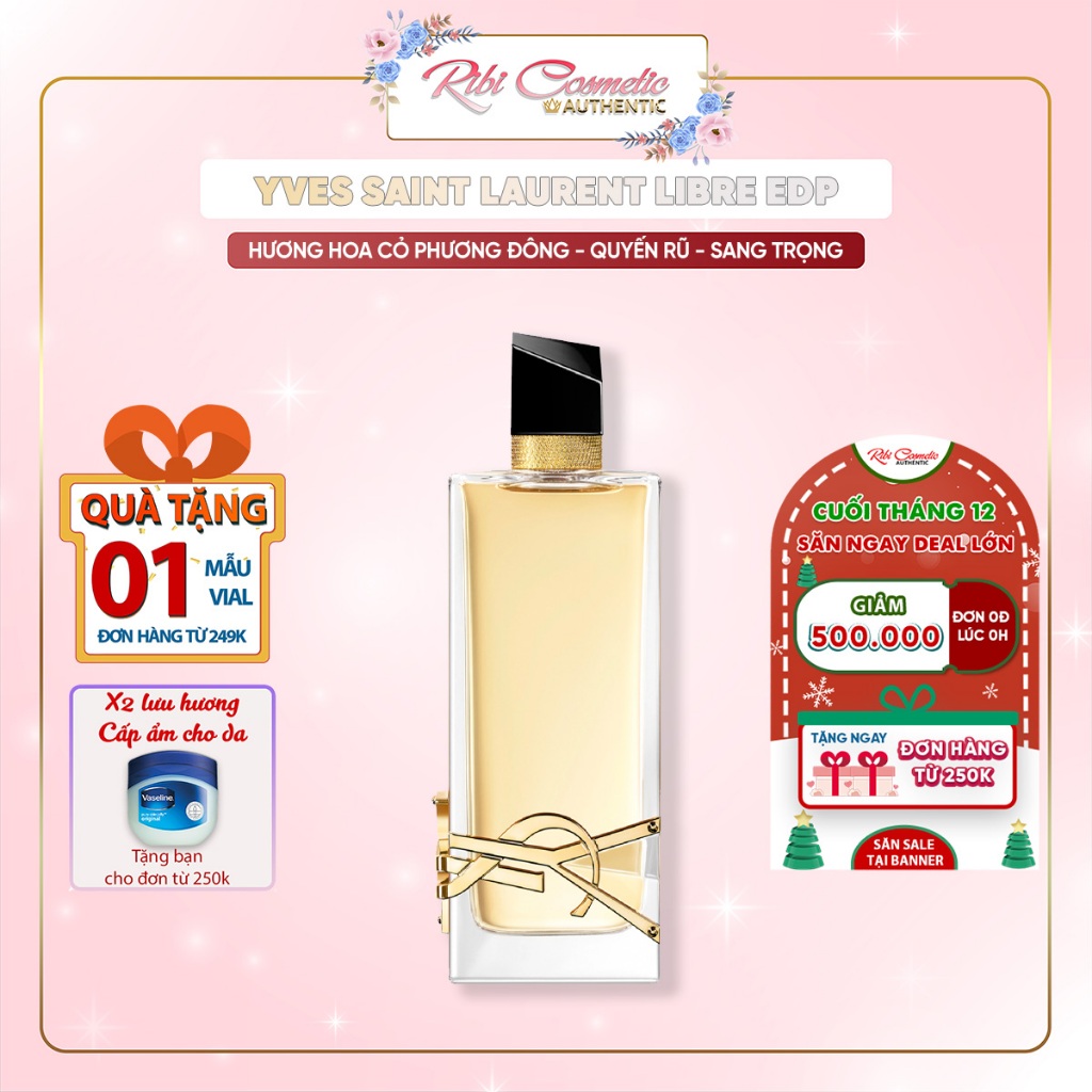 Nước Hoa Nữ 𝒀𝑺𝑳 Libre 2019 Edp - Mùi Hương Rosé Blackpink - Ribicosmetics