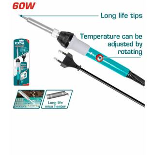 Mỏ hàn chì dùng điện - có chỉnh nhiệt độ 60w 100w total tet160831 - tet1100831