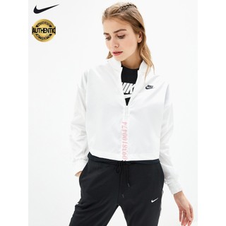 Áo khoác satin nữ Nike chính hãng chất liệu satin mát mẻ linh hoạt áo khoác thể thao nữ
