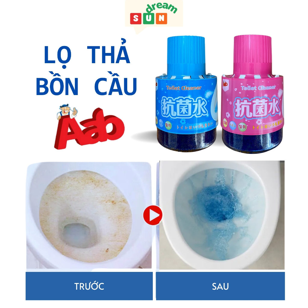 Lọ Thả Bồn Cầu Khử Mùi Diệt Khuẩn 180G Tiện Lợi Và Thay Thế Viên Thả Bồn Cầu Giúp Toilet Nhà Vệ Sinh Luôn Sạch Sẽ