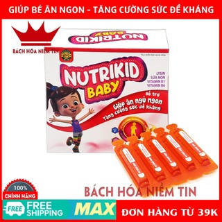 Tăng Sức Đề Kháng Cho Bé - Tăng cường hệ miễn dịch-  Dạng siro 20 ống x 10ml - Chuẩn GMP Bộ Y Tế