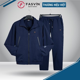 Bộ Quần Áo Gió Dày Nam Lót Nỉ Fasvin BC23615.HN Bền Đẹp Ấm Áp.