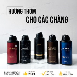 Xịt thơm body bath & body works men's collection body spray 104g