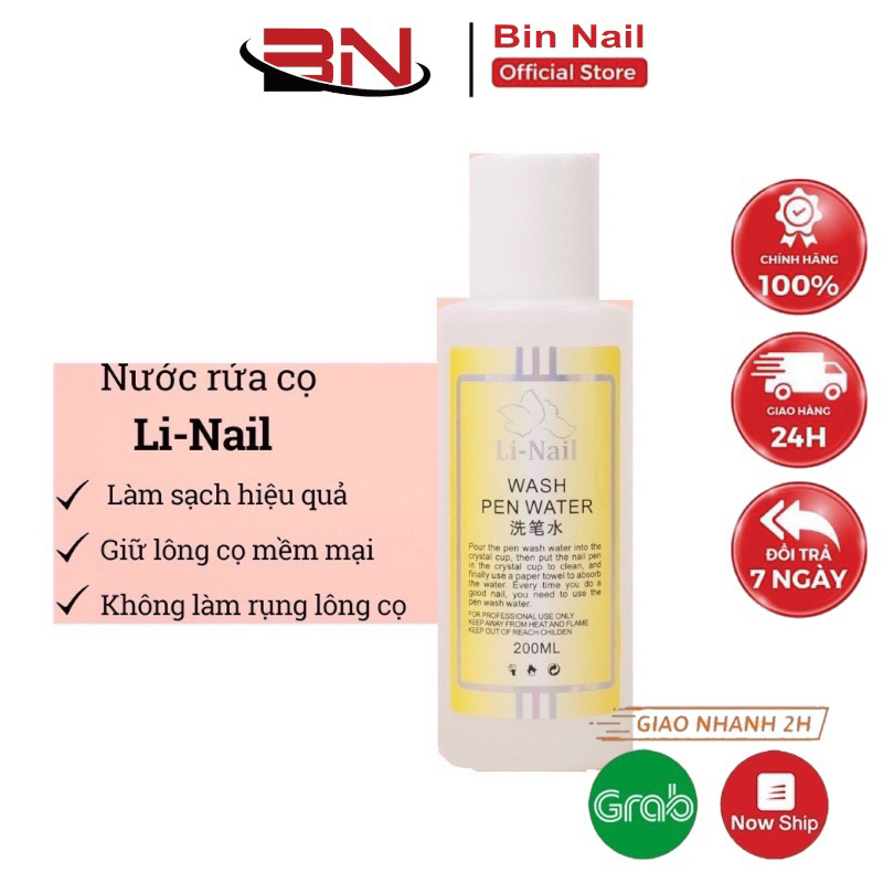 Nước rửa cọ Li Nail 200ml
