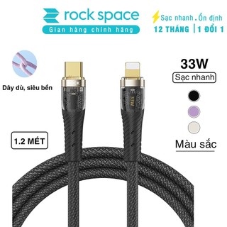 Dây cáp sạc nhanh Rockspace Z21 sạc nhanh 2,4A cho ip5s trở lên không nóng máy hàng chính hãng – bảo hành 12 tháng