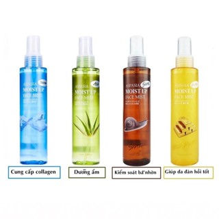 Xịt khoáng dưỡng ẩm tinh chất vàng 24k bổ sung Collagen Aspasia Hàn Quốc Moist Up Face Mist 150ml