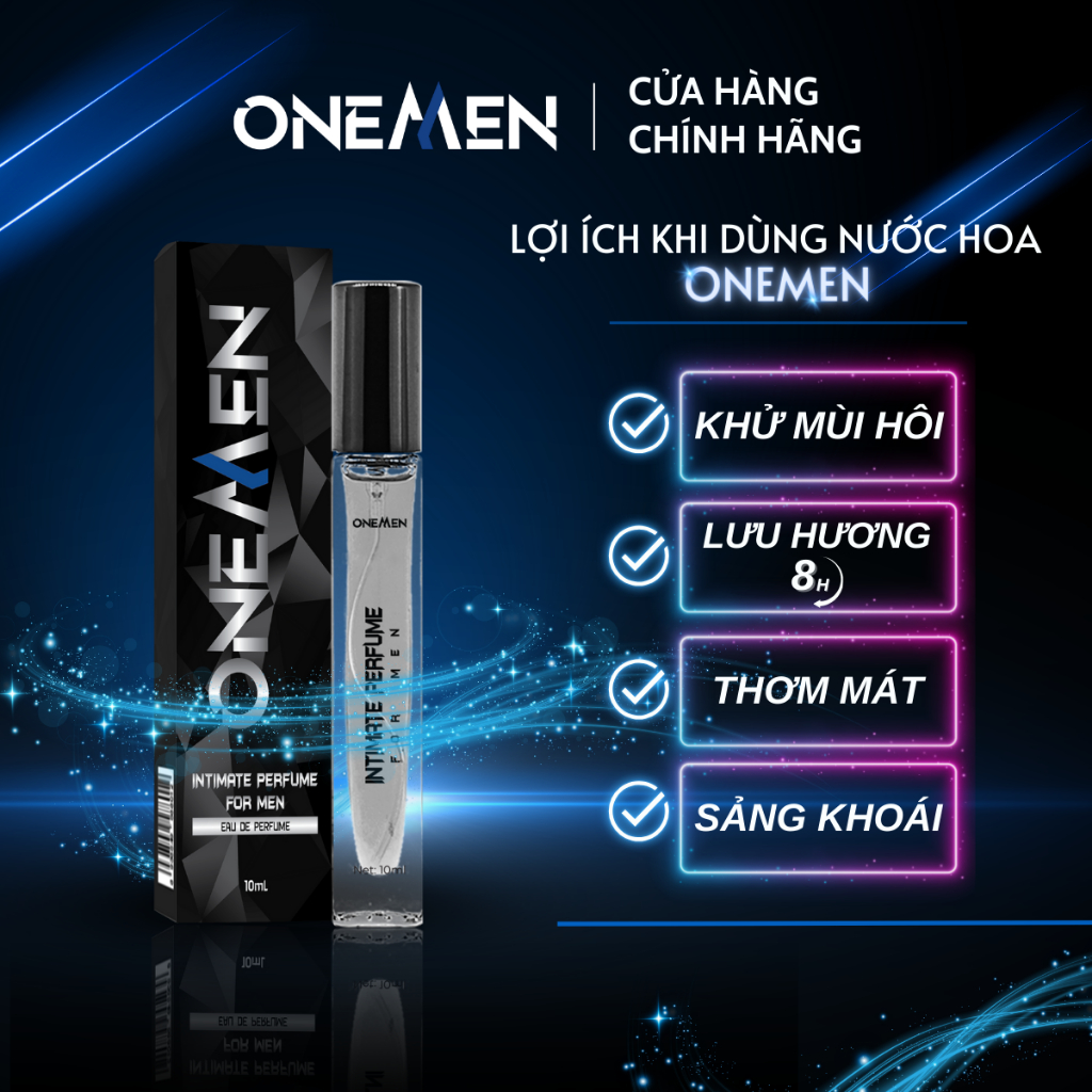 Combo Đặc Biệt Dành Cho Nam Giới Onemen: Bọt Vệ Sinh Nam + Sữa Tắm OneMen + Nước Hoa Cho Nam Perfume