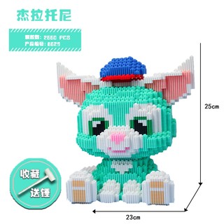 Mô hình lắp ráp lego Mèo xanh