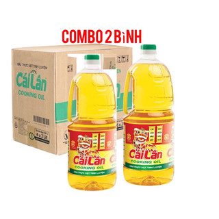Combo 2 bình dầu ăn cái lân 2lít