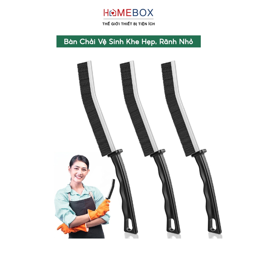 Bàn Chải Vệ Sinh Khe Hở Đa Năng Lông Cứng Cọ Nhà Tắm Khe Cửa Nhà Bếp Nhỏ Gọn Làm Sạch Tiện Lợi