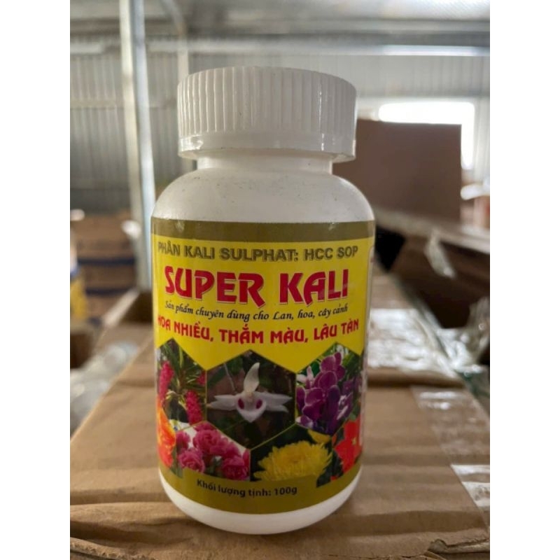 Phân bón SIÊU KALI (TD Super Kali) - Chuyên Dùng Cho Hoa Lan- Cây Kiểng - Kali Cứng Cây - Kali Ngọt Quả - Bông to - Nở đ
