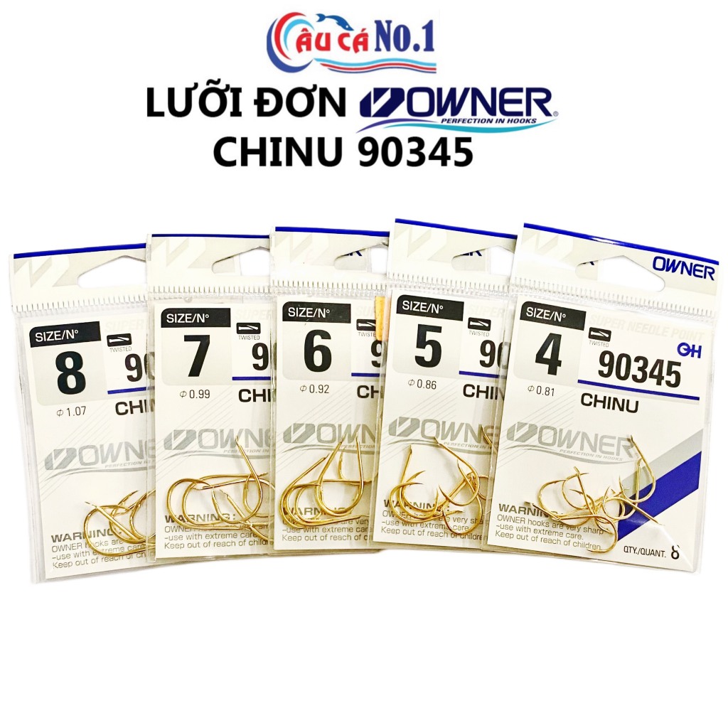 BỘ 2 GÓI LƯỠI CÂU OWNER 90345