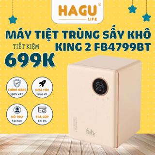 Máy Tiệt Trùng Sấy Khô UVC Led King 2 FATZ BABY FB4799BT 19L, Be Nhạt 160W