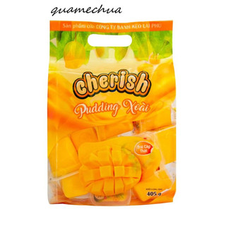 Thạch pudding cherish vị xoài 405g của lai phú | cherish mango pudding