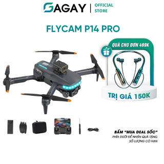  Flycam P14 mini động cơ không chổi than máy bay điều khiển camera sắc nét chế độ bay ổn định 