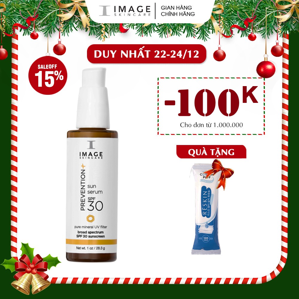 Kem Chống Nắng Nâng Tông Sáng Da IMAGE Skincare PREVENTION+ Sun Serum SPF30 Untinted 28.3g (new)
