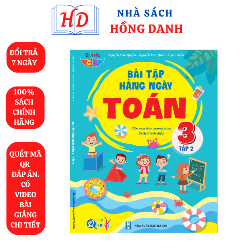 Sách- BÀI TẬP HÀNG NGÀY-TOÁN-lớp 3 CÁNH DIỀU -tập 2