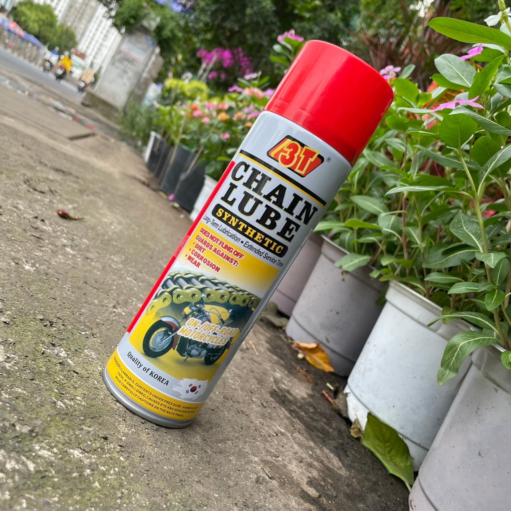 XỊT DƯỠNG SÊN CHỐNG VĂNG MỠ BÒ TRẮNG, Dưỡng xích 3T CHAIN LUBE