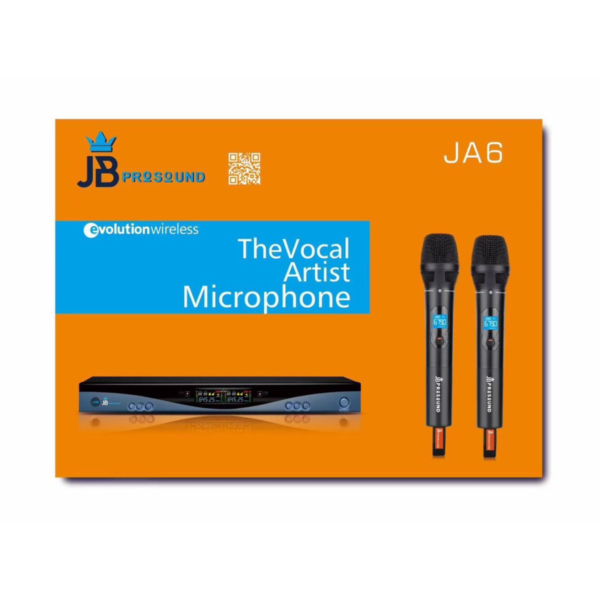 Micro không dây JBprsound JA6 , tự ngắt , bắt sóng xa - hàng chính hãng