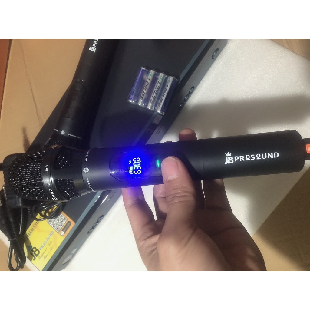 Micro không dây JBprsound JA6 , tự ngắt , bắt sóng xa - hàng chính hãng