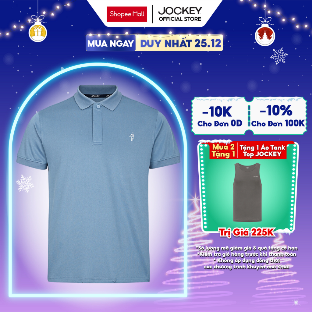 Áo Polo Nam Jockey thêu logo - 1301