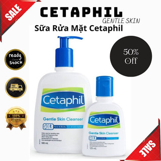 Sữa rửa mặt dịu nhẹ Cetaphil 236ml mẫu dành cho da dầu và da nhạy cảm