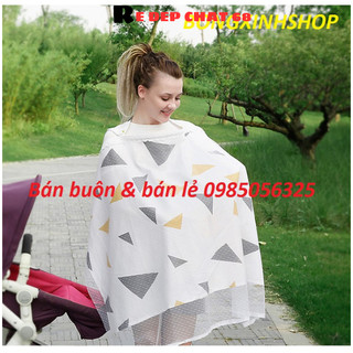 Khăn choàng cho bú, khăn che bụi cho bé, Khăn trùm đi đường, Khăn choàng cho trẻ sơ sinh-  REDEPCHAT68