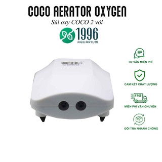 Máy Sục Sủi Khí Oxy 2 Vòi CO-502, 502A Cho Bể Cá Cảnh, Thủy Sinh