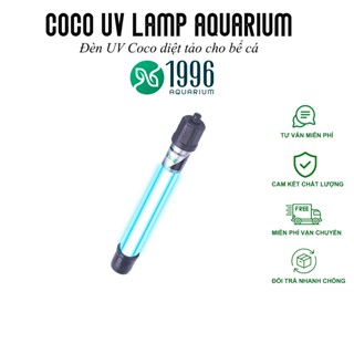  Đèn UV Coco công suất 7w - 9w - 11w-13w xử lý rêu tảo khuẩn có hại cho hồ cá Koi bể cá thủy sinh 