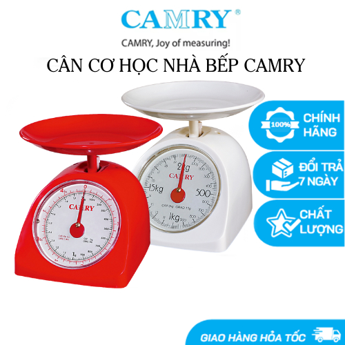 CÂN CAMRY LÒ XO NHÀ BẾP CƠ HỌC MODERN KCC - 2KG Dễ dàng sử dụng - cân nhựa có thể điều chỉnh
